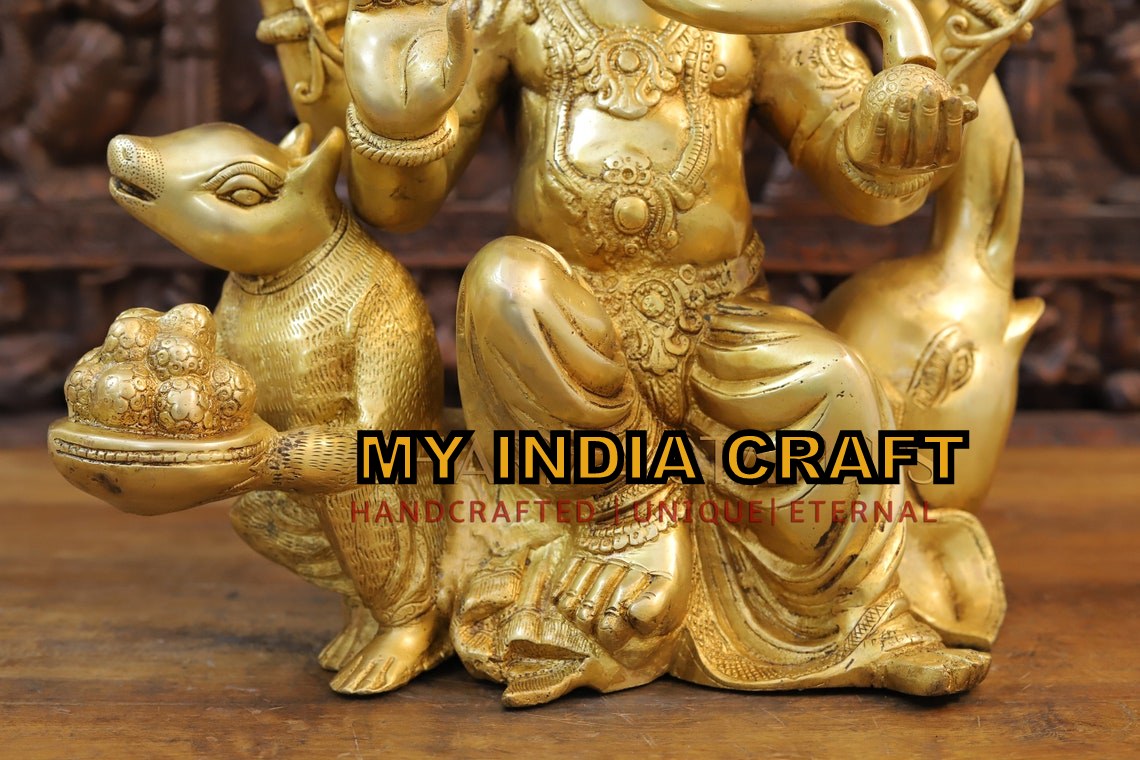 21" Ganpati elephant statue