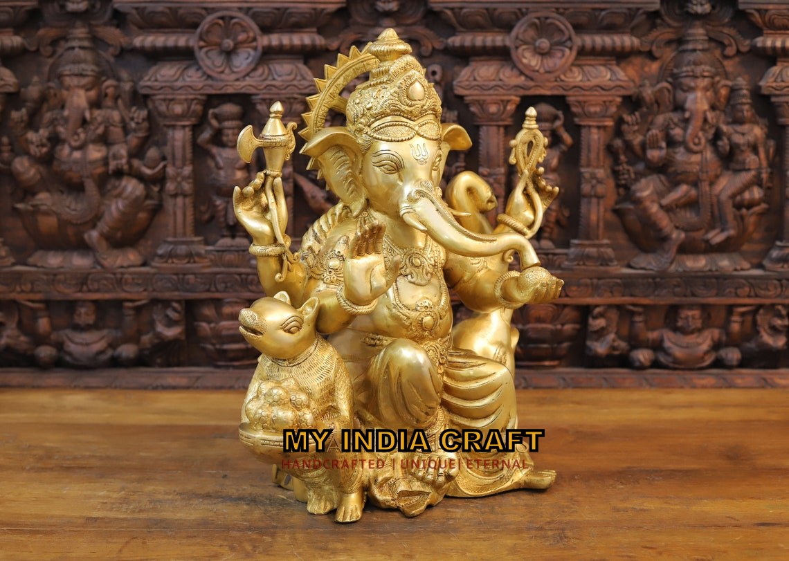 21" Ganpati elephant statue