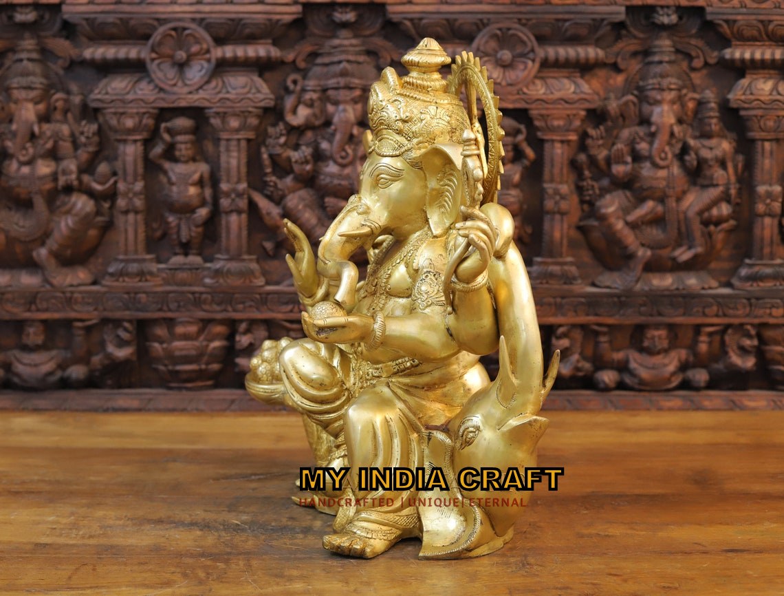 21" Ganpati elephant statue