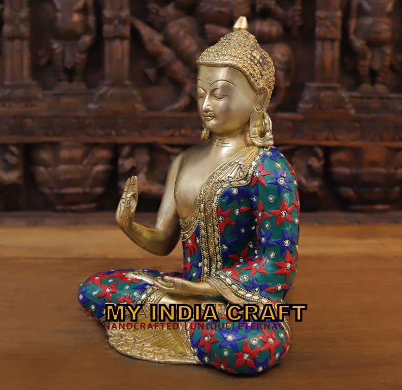 12" Buddha statue