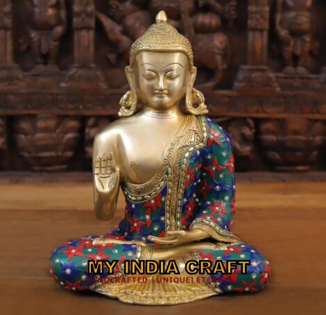 12" Buddha statue