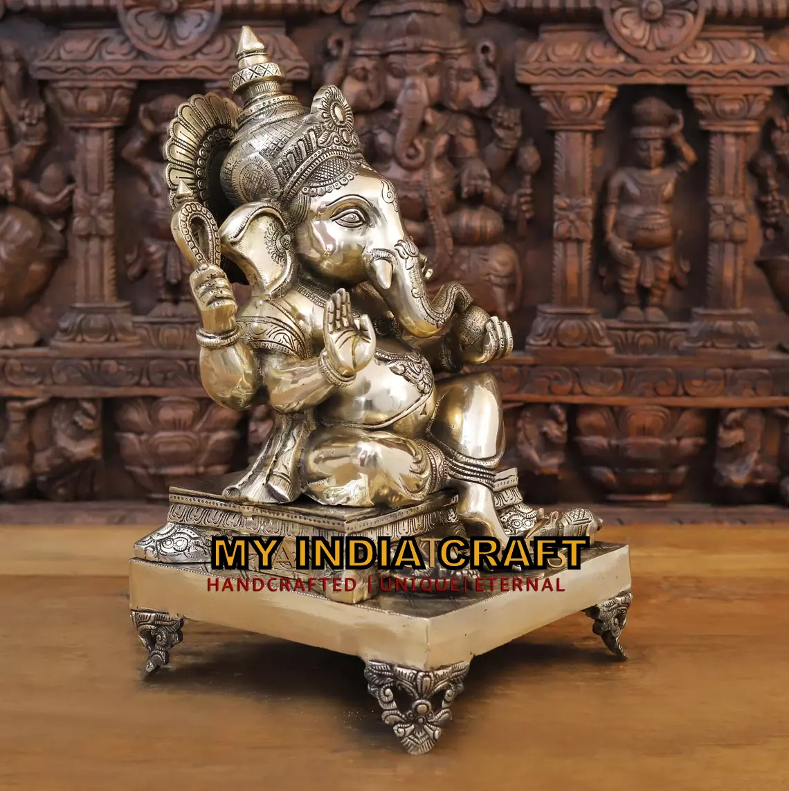 19" Ganpati on bajot