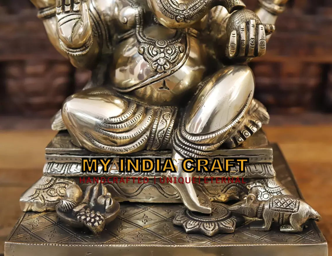 19" Ganpati on bajot