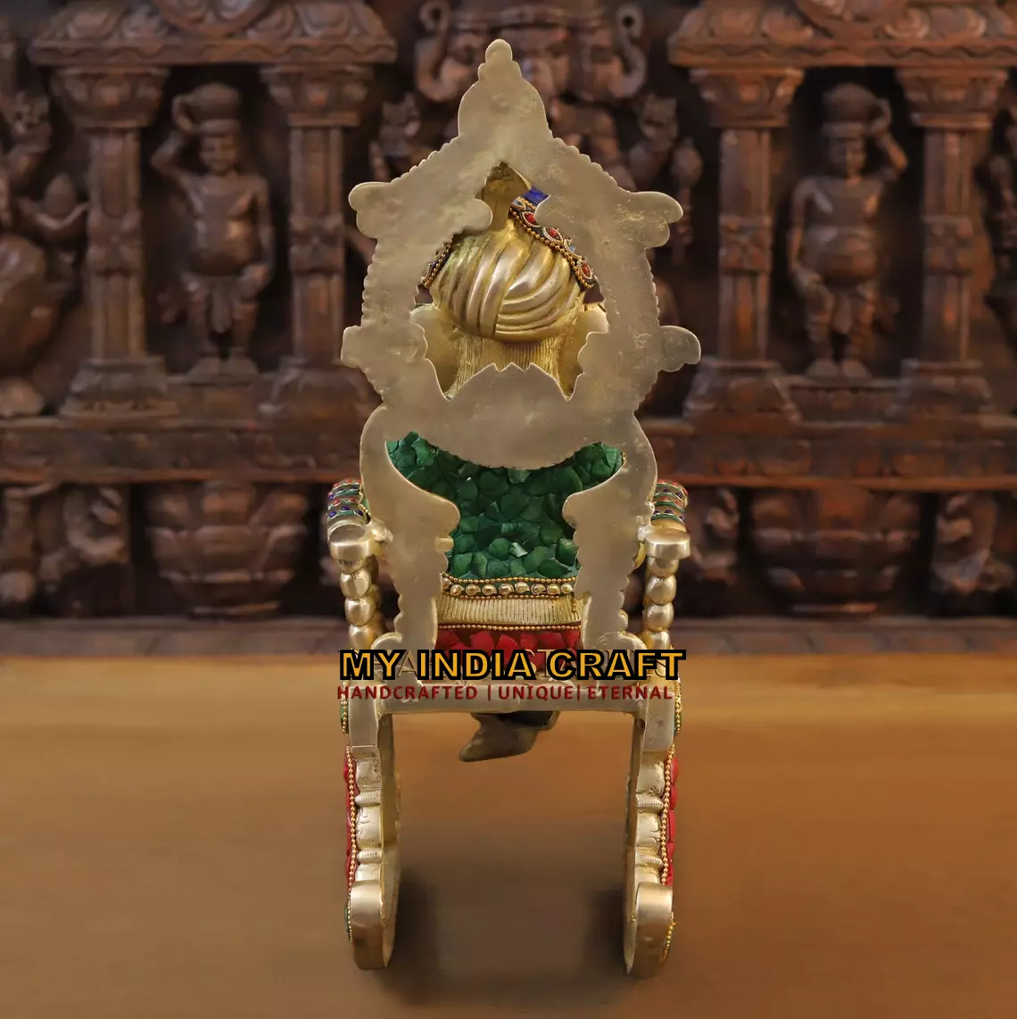 18" Ganpati on a chair