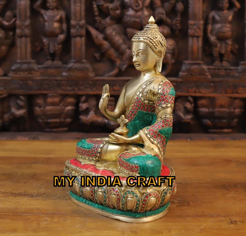 13" Buddha idol
