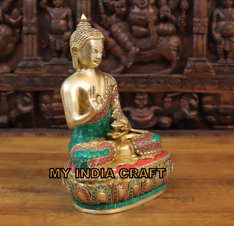 13" Buddha idol