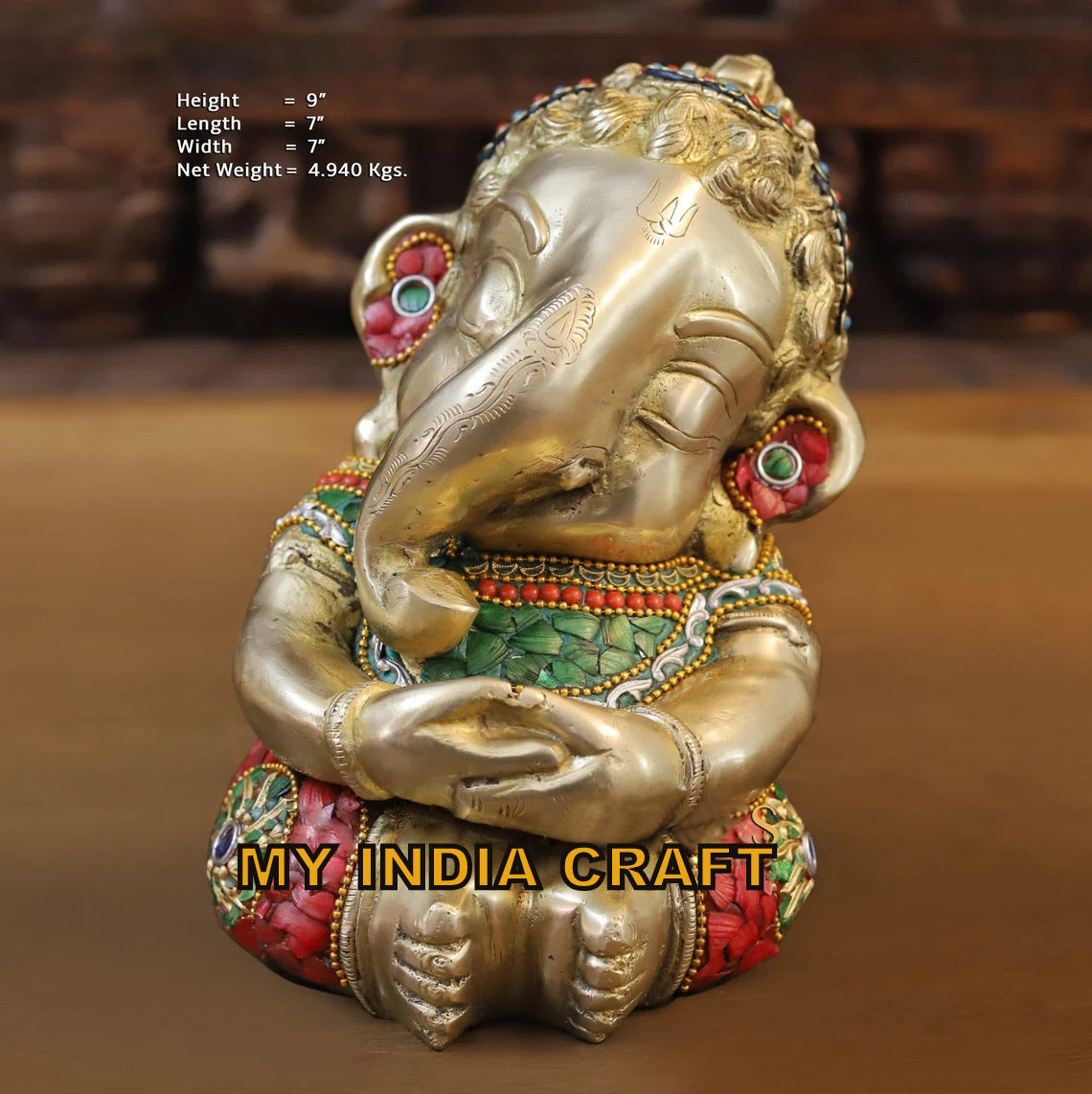 9" Bal Ganpati Idol