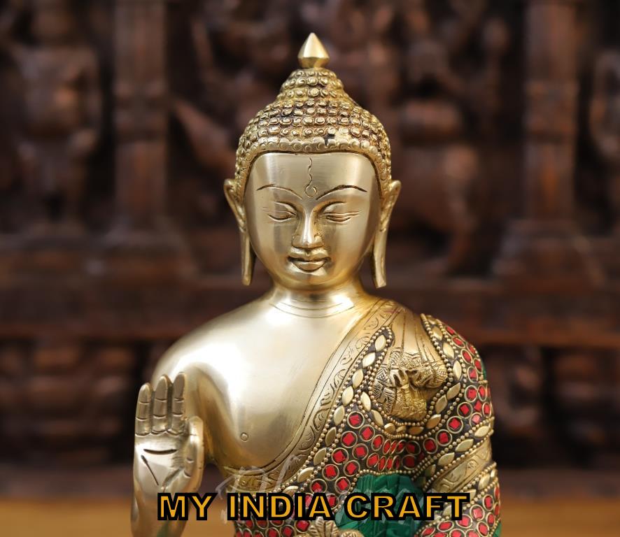 13" Buddha idol