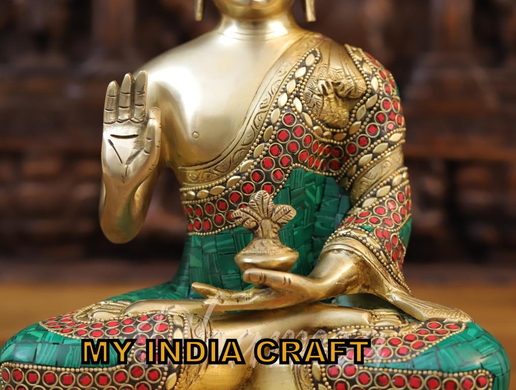 13" Buddha idol