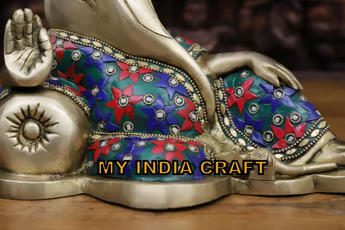 6" Sleeping Ganesh Murti