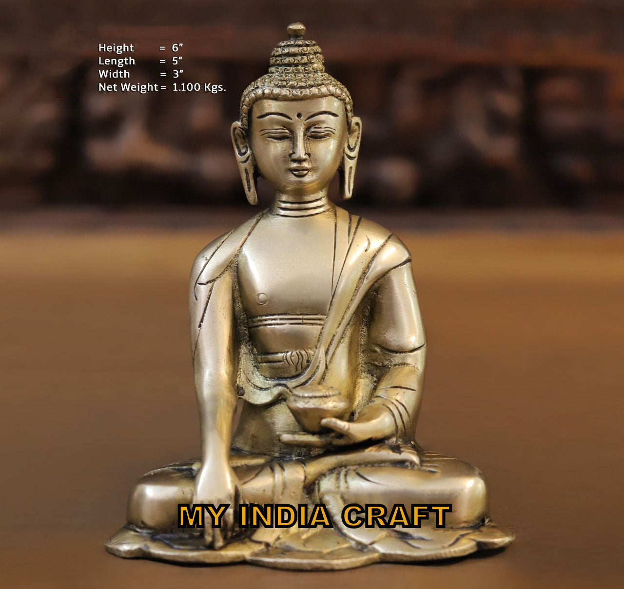 6" Buddha Statue gift