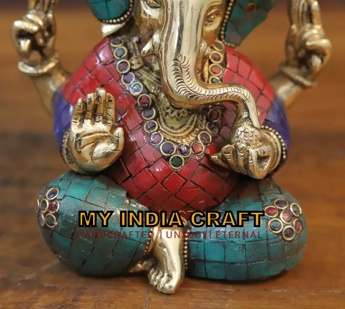 7" Ganesh idol