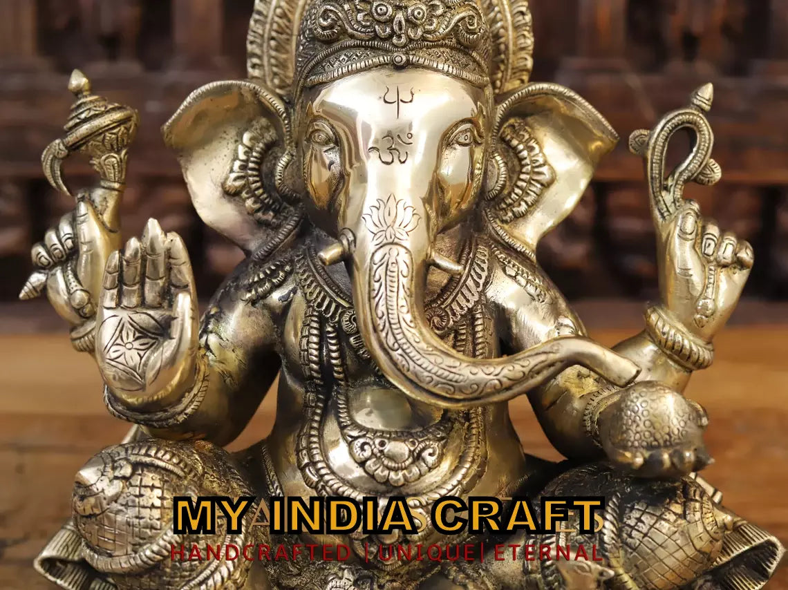 14" Ganpati statue