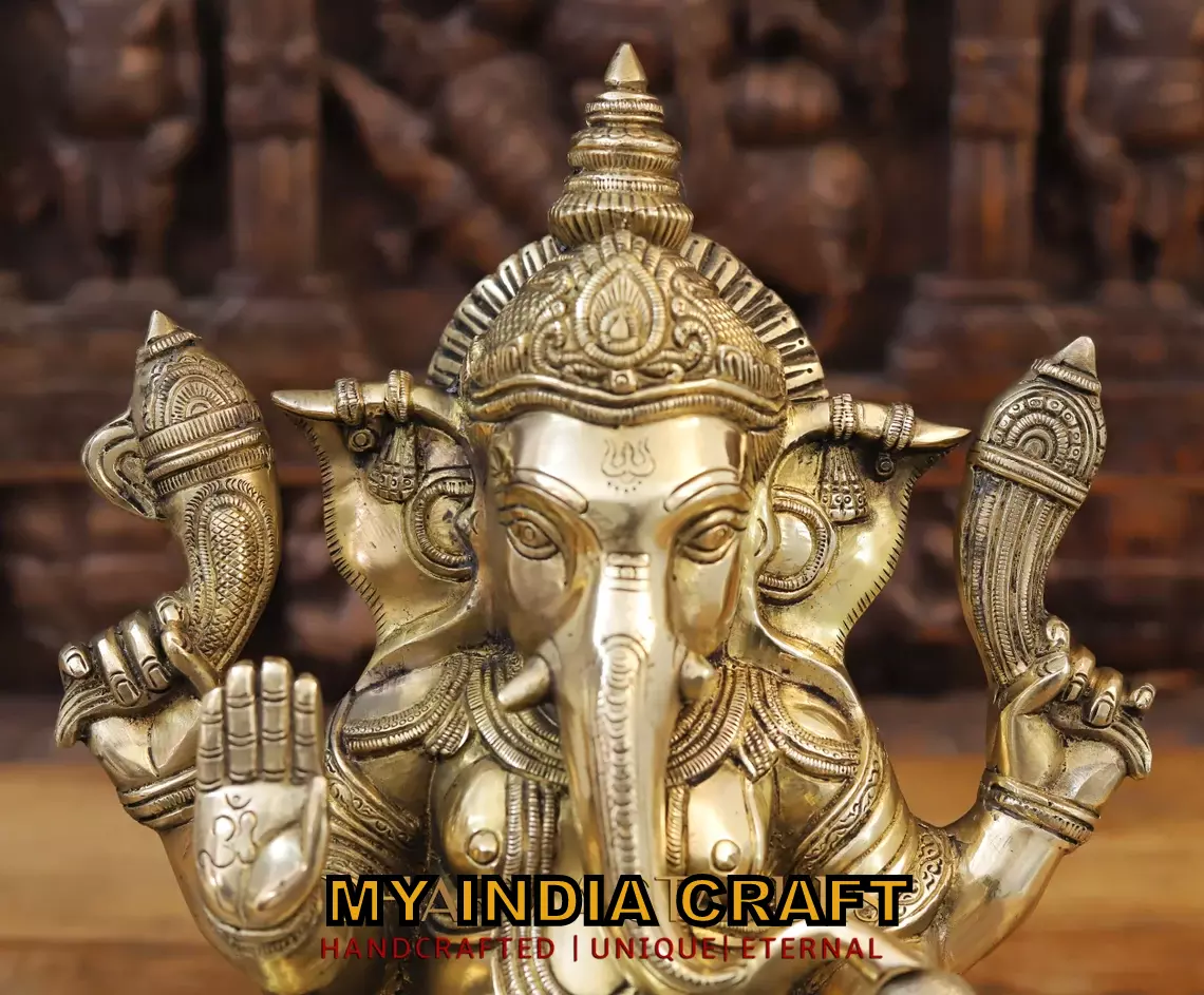 14" Ganpati statue