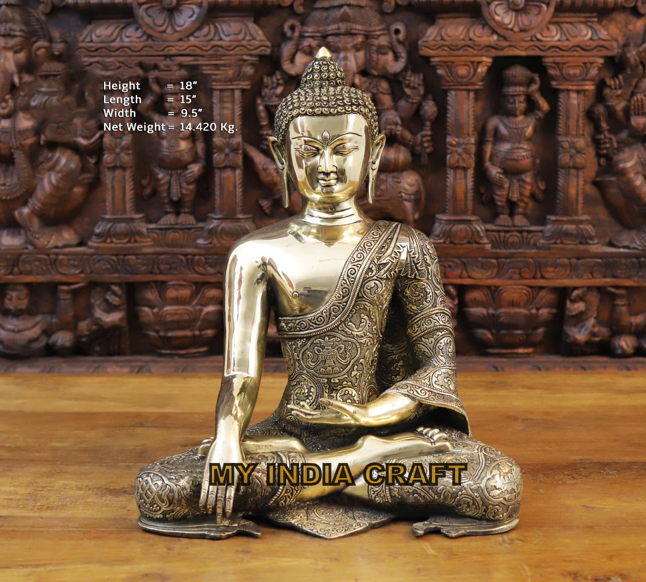 18" Buddha Statue