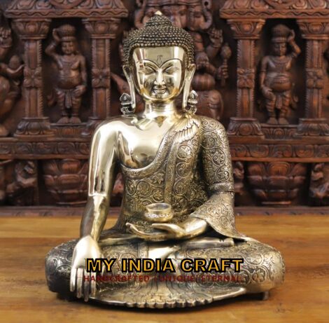 17.5" Buddha statue