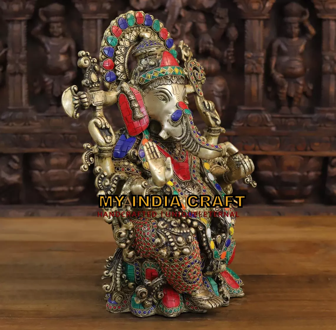 16" Ganesh Statue Ashtvinayak