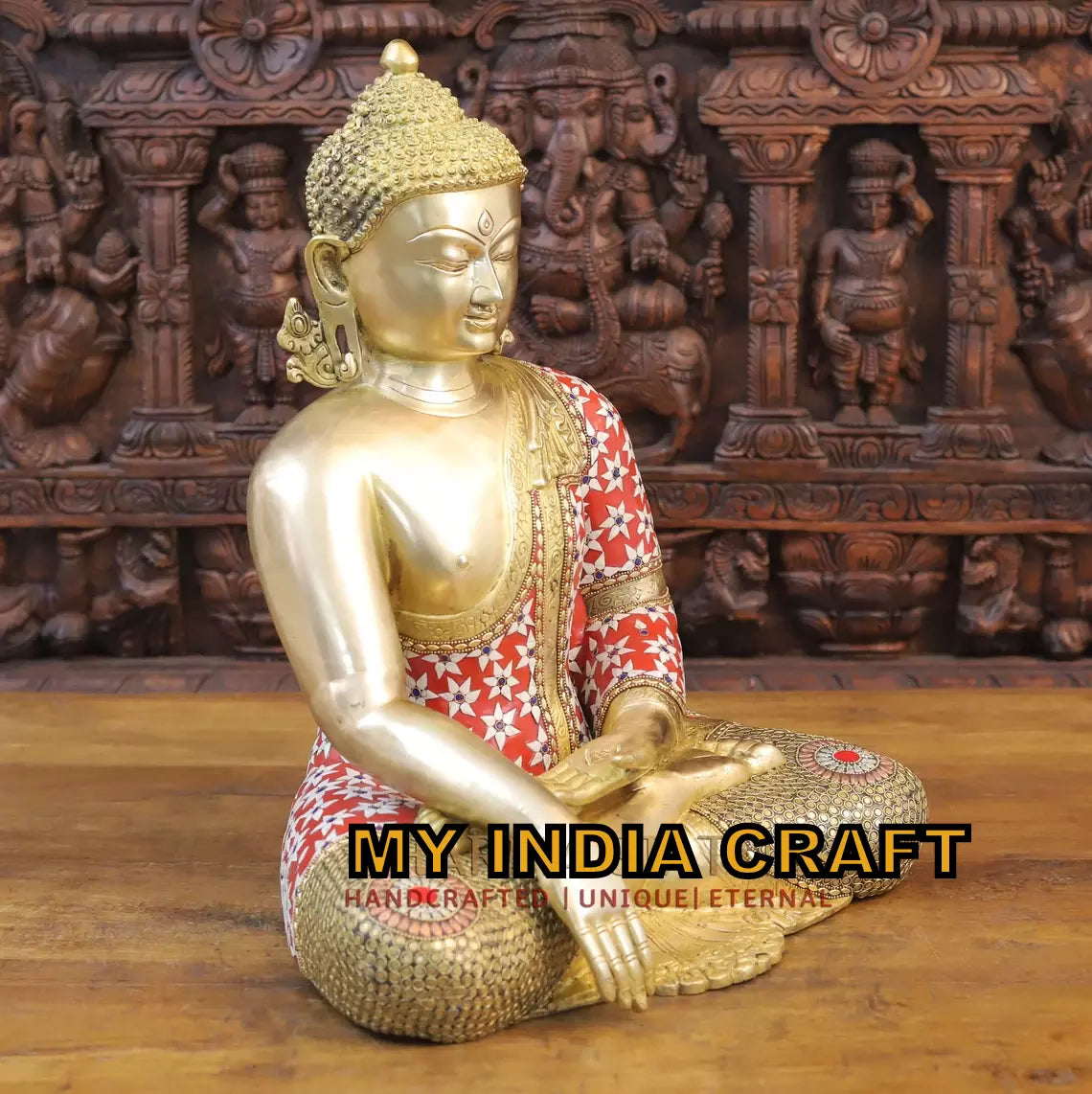 20" Buddha statue brass