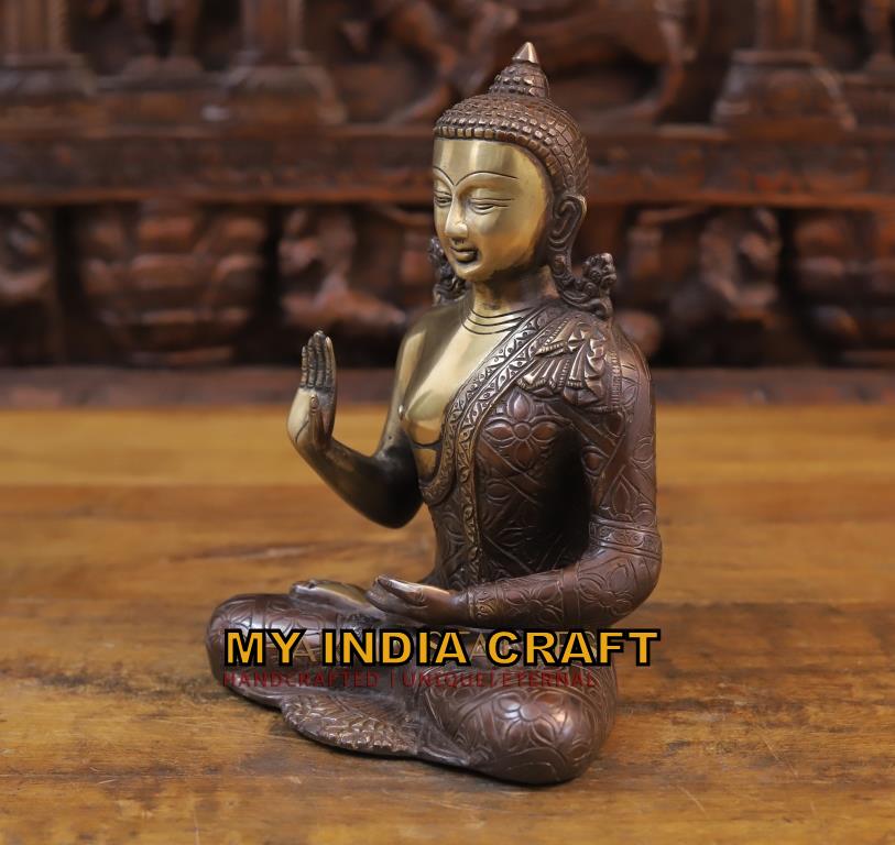 10" buddha statue