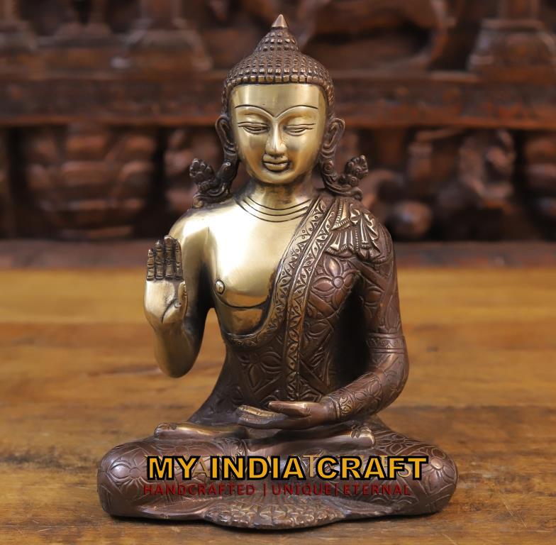 10" buddha statue