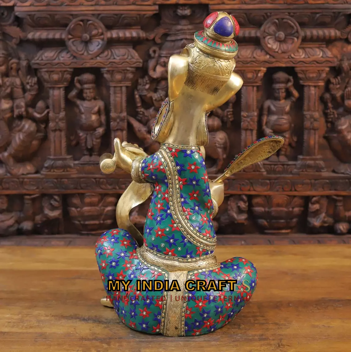 22.5" Ganesh statue with kalam