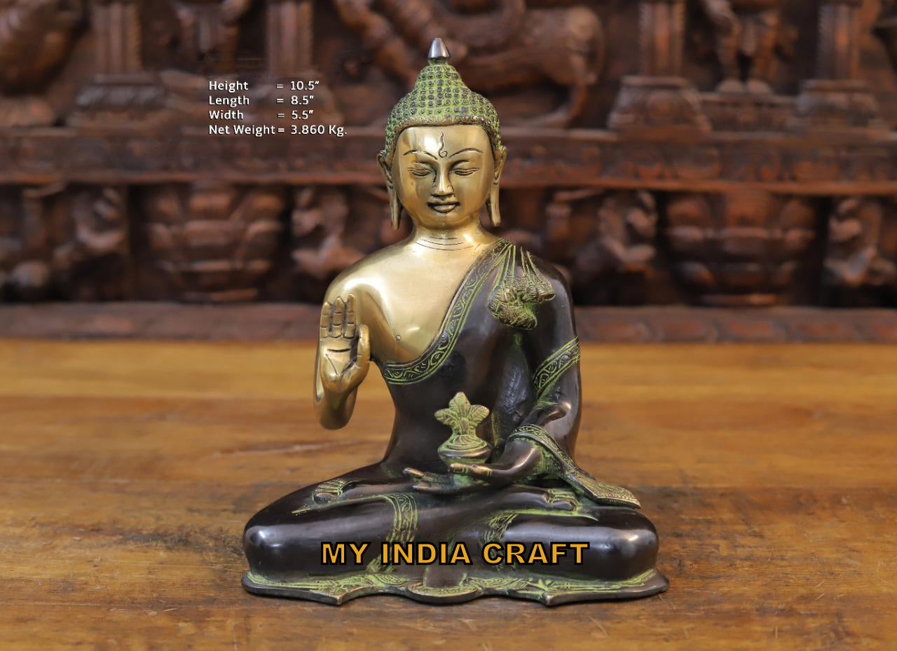 10.5" Buddha statue