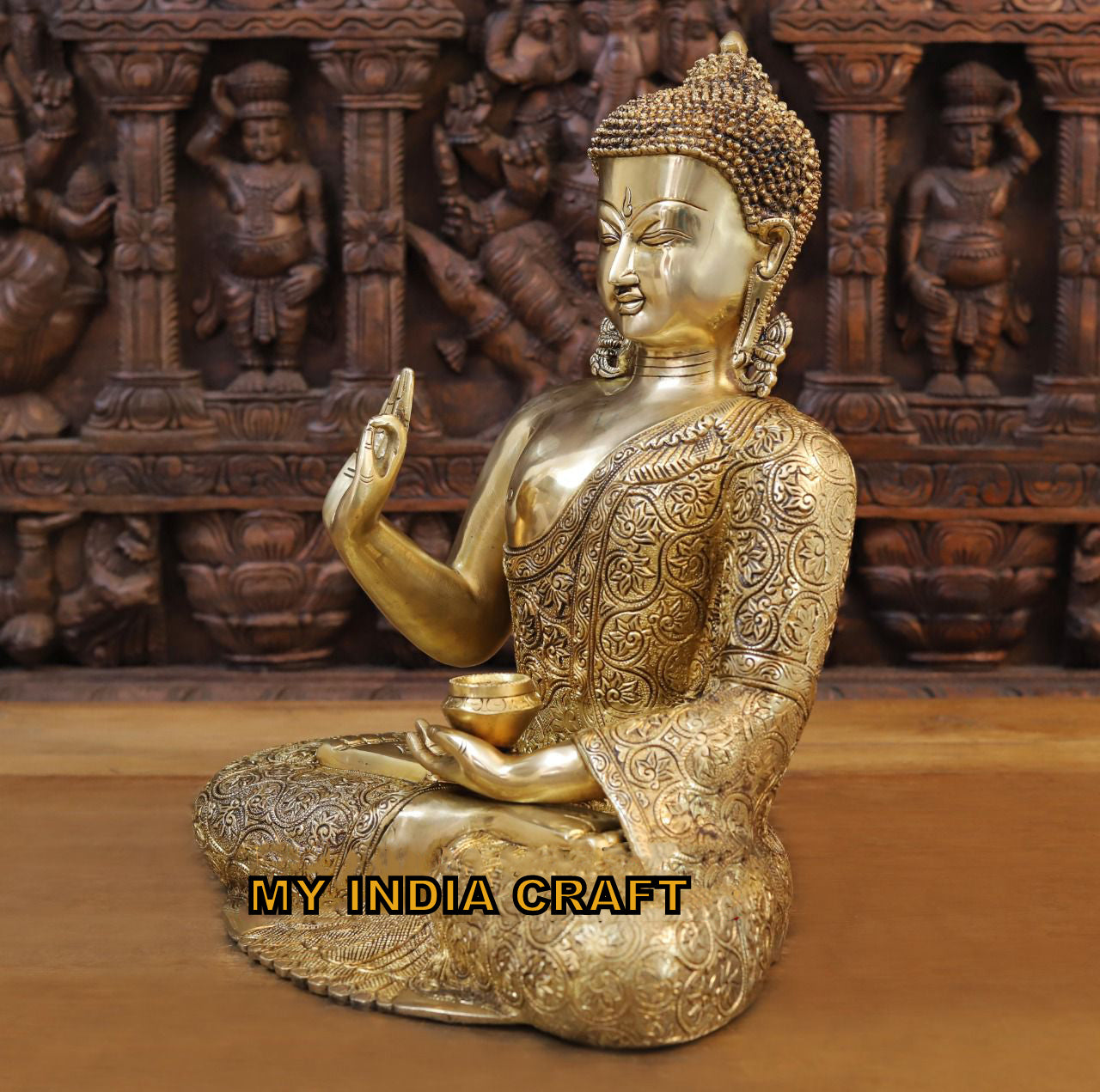 17" Buddha statue