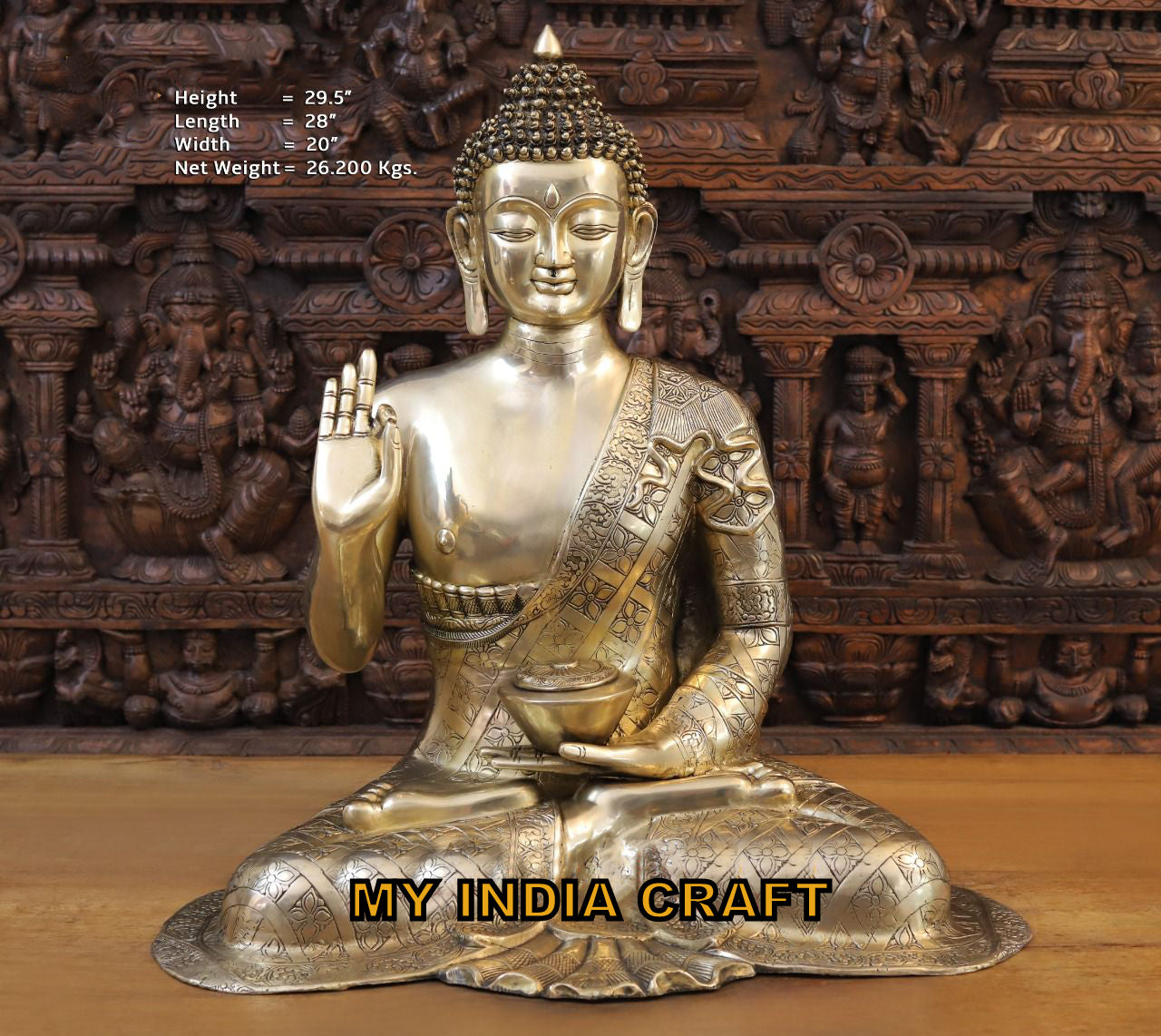 29.5" Buddha statue