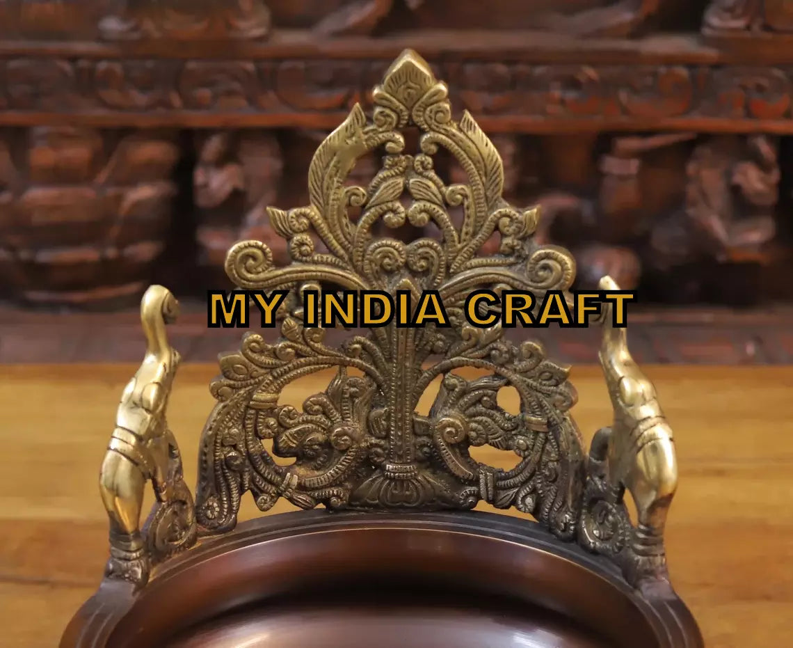 12" Urli with elephants