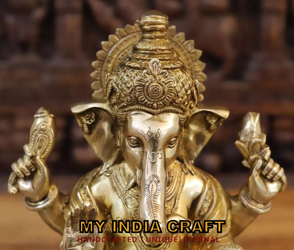 12" Ganpati statue