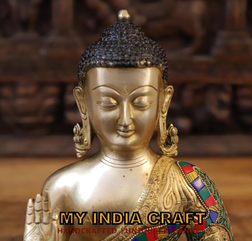 12" Budha statue