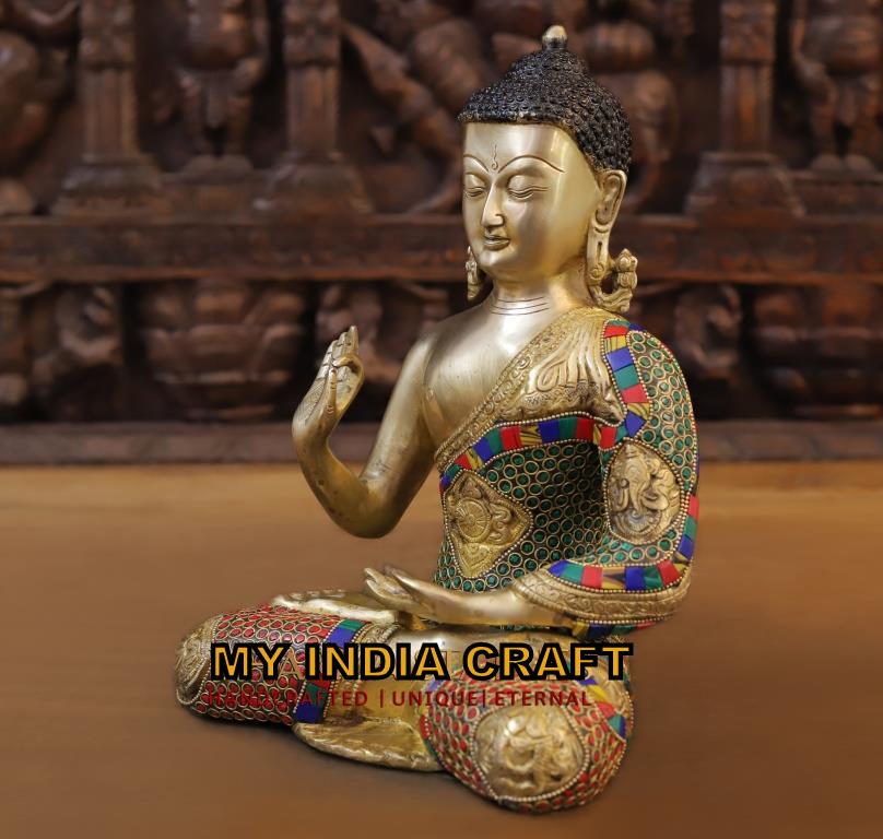 12" Budha statue