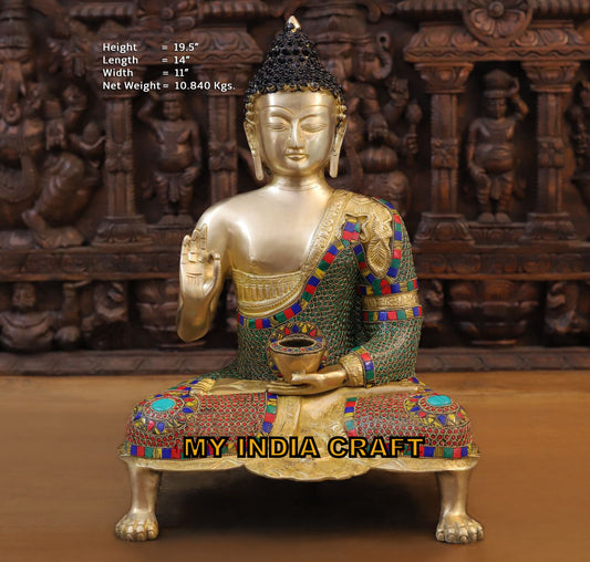 19.5" Buddha sttaue