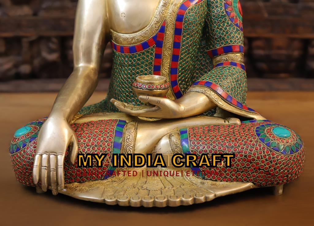 17.5" Buddha statue