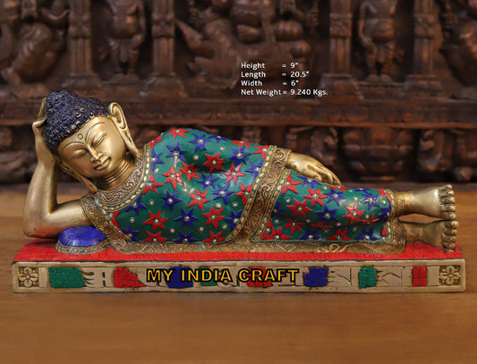 9" Sleeping Buddha