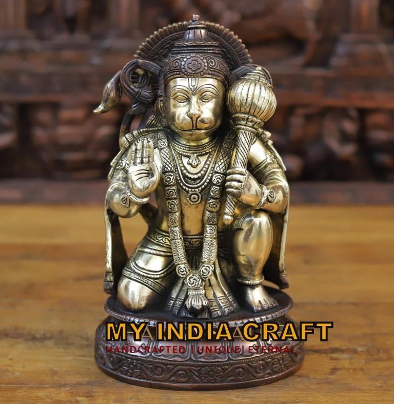 10.5" Hanuman ashirvaad idol
