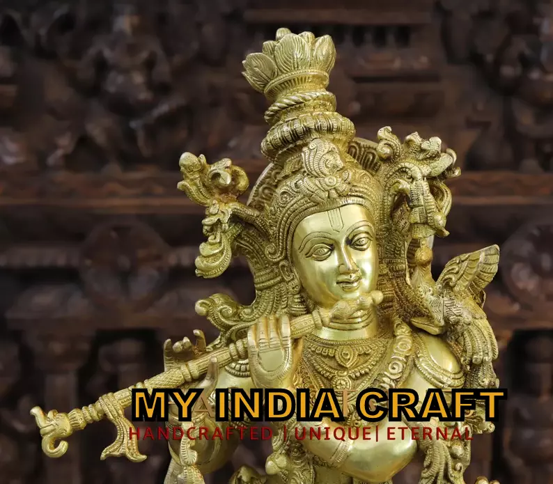 30" Krishna Idol For Home Entrance