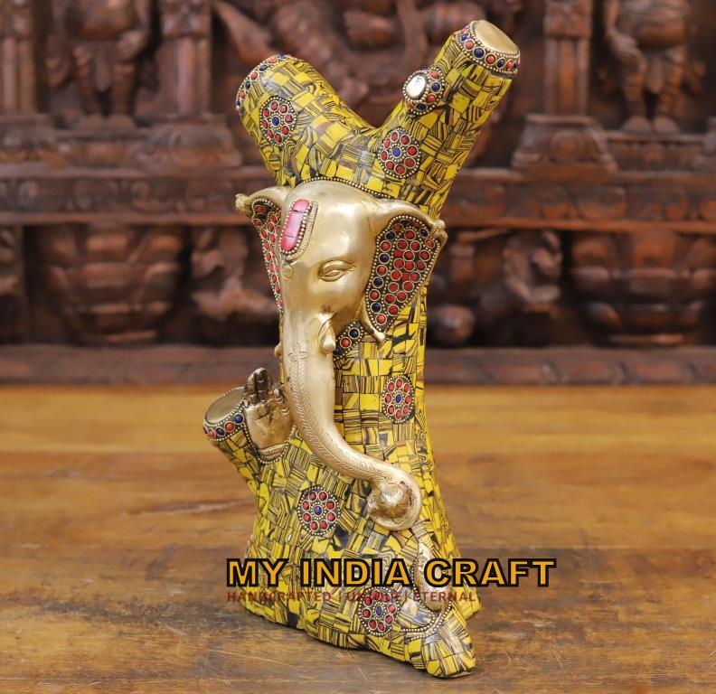 13" Art Lover Ganpati statue