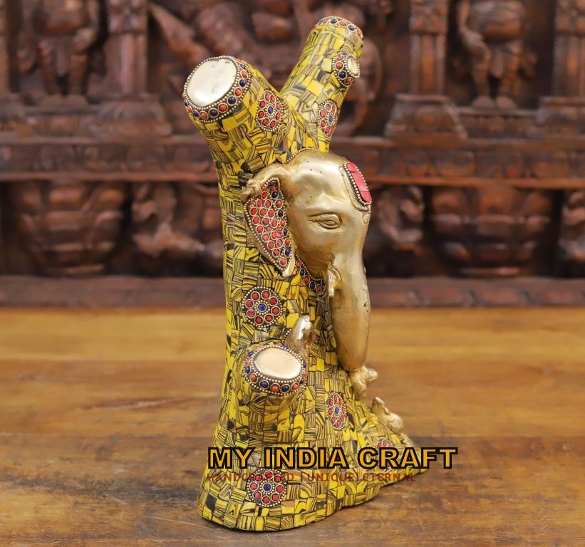 13" Art Lover Ganpati statue
