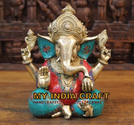 12" Ganesh statue