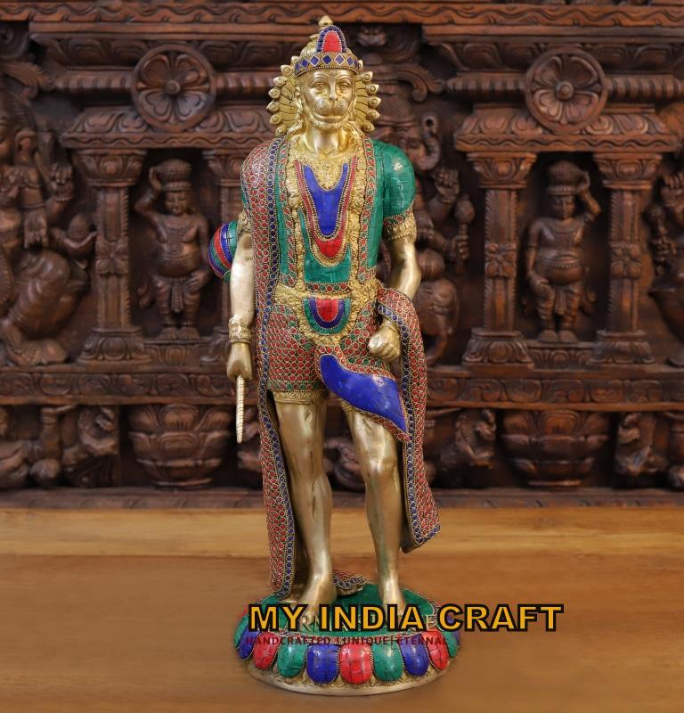 23" Standing Hanuman idol