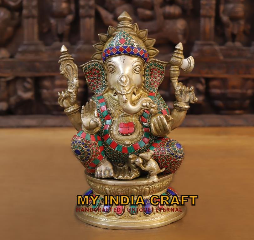12.5" Ganesh idol