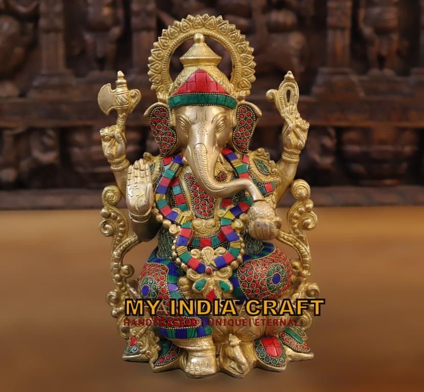 11.5" Ganpati statue
