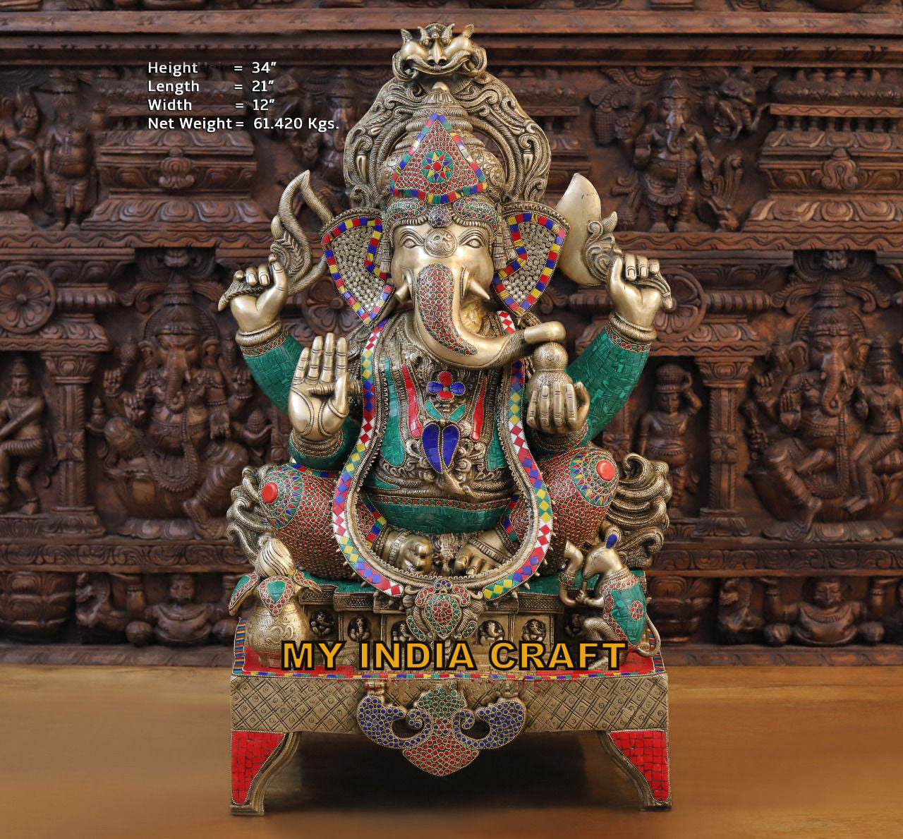34" Big Ganpati Idol