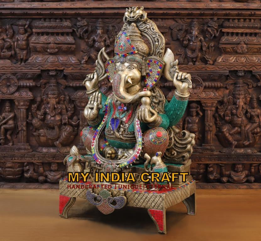 34" Big Ganpati Idol