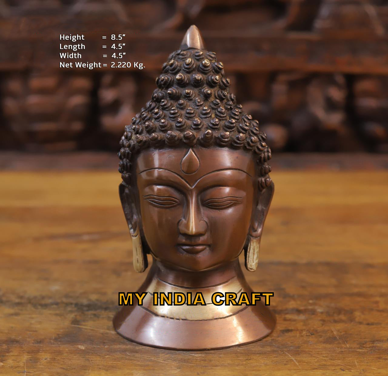 8.5" Buddha face