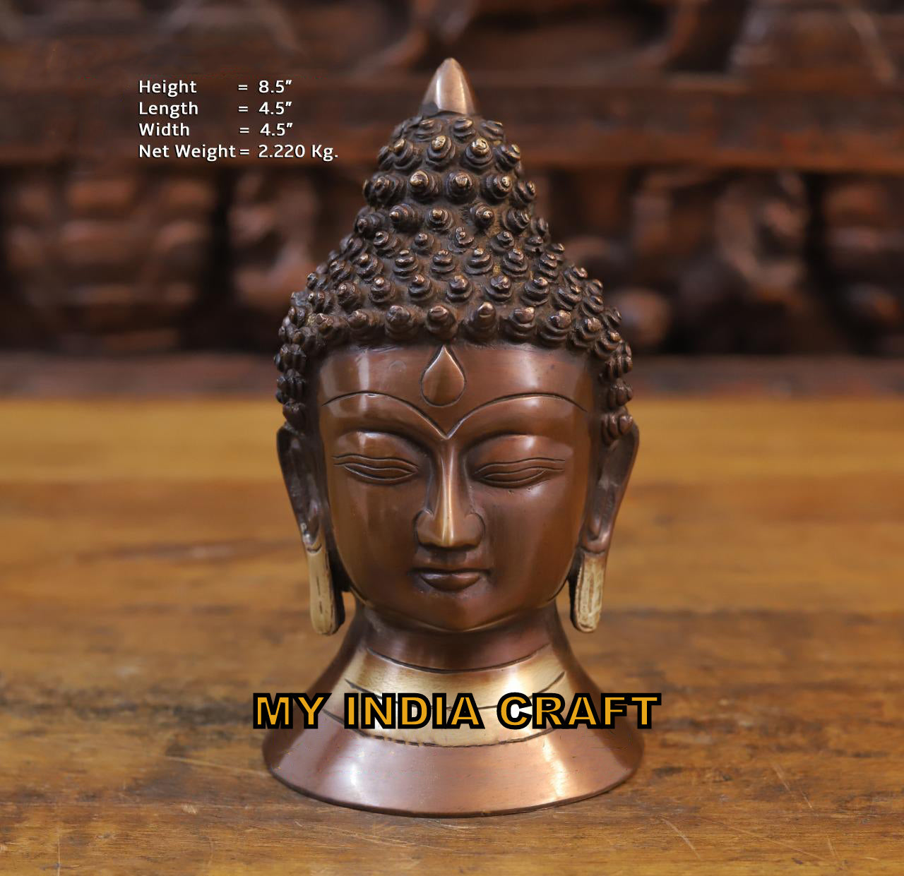 8.5" Buddha face