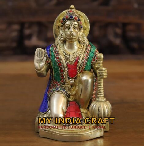 7.5" Hanuman Statue for home temple
