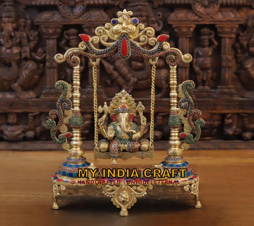 19" Jhula Ganesh Idol