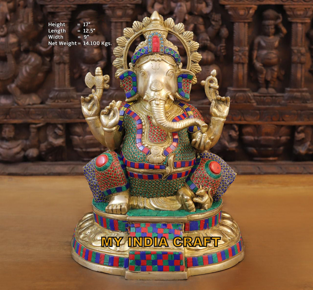 17" Ganpati Bappa Morya